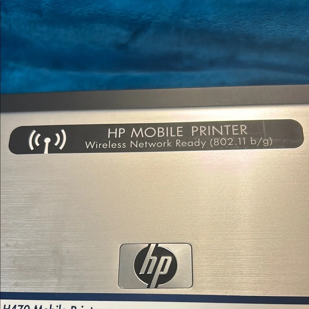 HP Mobile Printer - Silver and Black